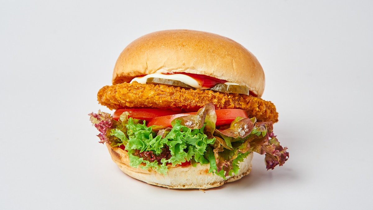 Vegetarian Chicken Burger
